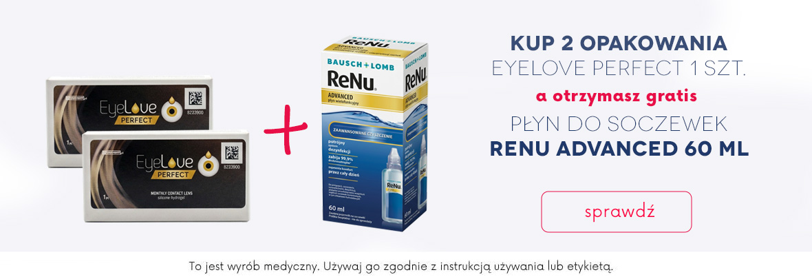 soczewki + płyn gratis