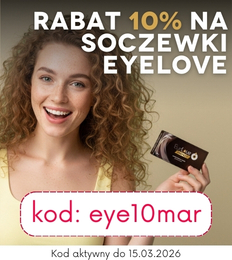 rabat 10% na soczewki EyeLove