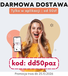 darmowa dostawa od 50 złotych