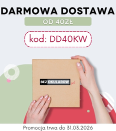 Darmowa dostawa od 40 złotych