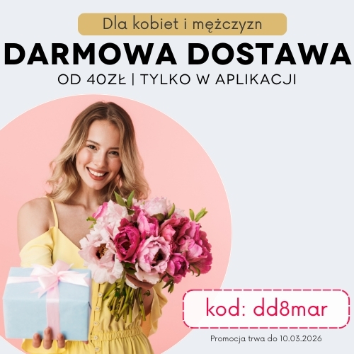 Darmowa dostawa od 40 złotych