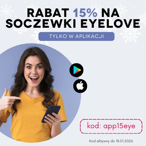 rabat 15% na soczewki eyelove