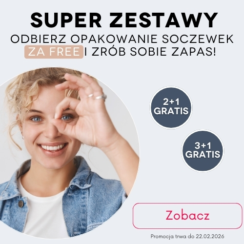 darmowe opakowania soczewek w zestawach
