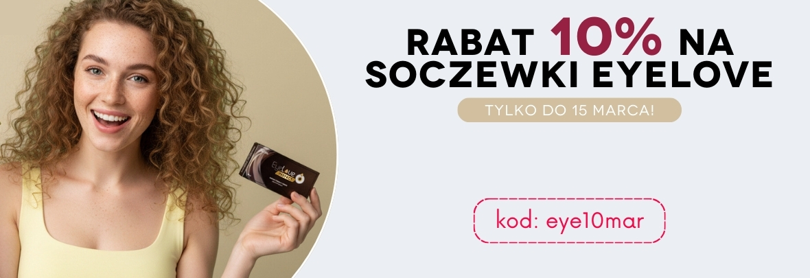 rabat 10% na soczewki EyeLove