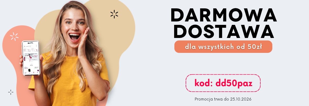 darmowa dostawa od 50 złotych
