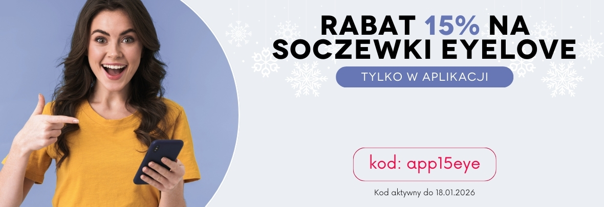 rabat 15% na soczewki eyelove