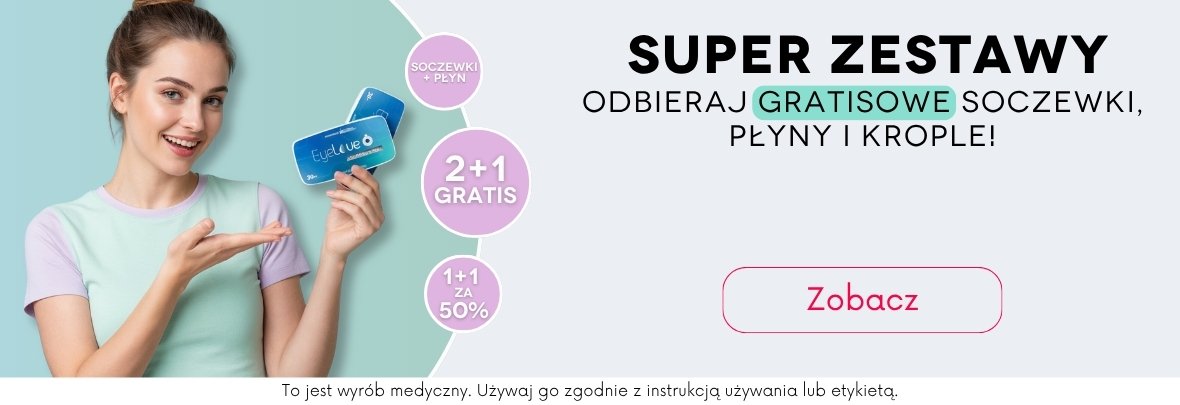 darmowe opakowania soczewek w zestawach