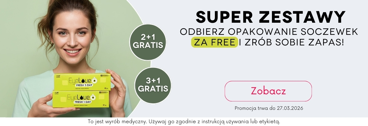 darmowe opakowania soczewek w zestawach