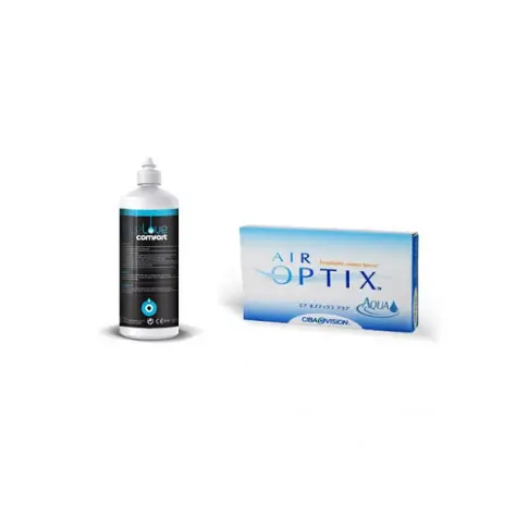 AIR OPTIX®  AQUA 6 szt. + EyeLove Comfort 100 ml