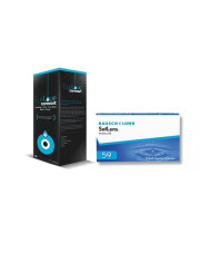 Soflens 59 6 szt. + EyeLove Comfort 500 ml