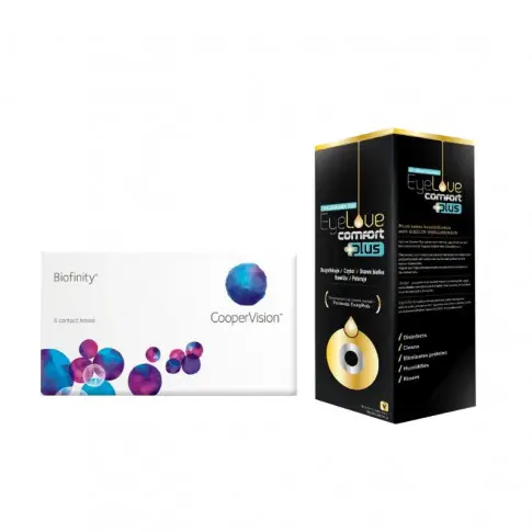 Biofinity 6 szt. + Eyelove Comfort PLUS 360 ml