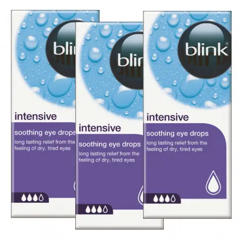 Krople Blink Intensive 2x10 ml + trzecie GRATIS