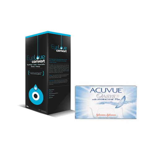 Acuvue Oasys 2-WEEK 6 szt. + EyeLove Comfort 360 ml