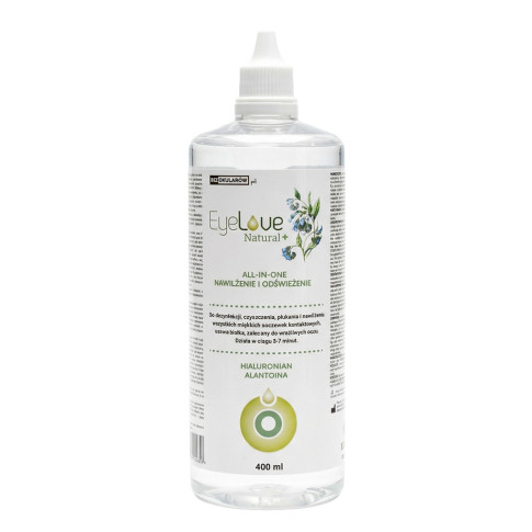 Płyn EyeLove Natural+ 400 ml - hialuronian i alantoina