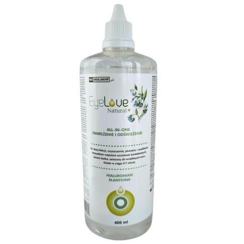 Płyn EyeLove Natural+ 400 ml - hialuronian i alantoina