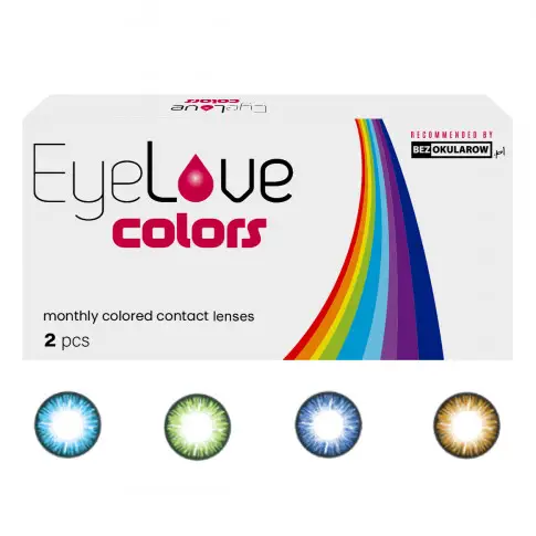 EyeLove Colors 2 szt. - soczewki kolorowe