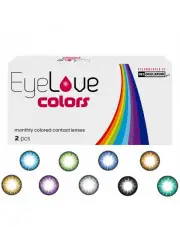 Wyprzedaż: EyeLove Colors 2 szt. moc: 0,00 (PLAN) - soczewki kolorowe