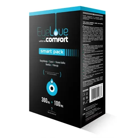 Wyprzedaż EyeLove ultraComfort SmartPack 360 ml + 100 ml + pojemnik