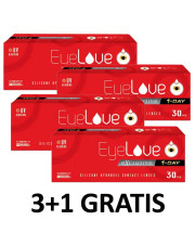 ZESTAW: 3x EyeLove Exclusive 1-Day 30 szt. + czwarte opakowanie GRATIS