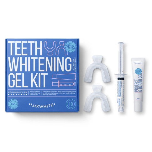 Zestaw wybielający zęby z nakładką LuxWhite Gel KIT 10 ml + Protect&Repair Gel 10 ml