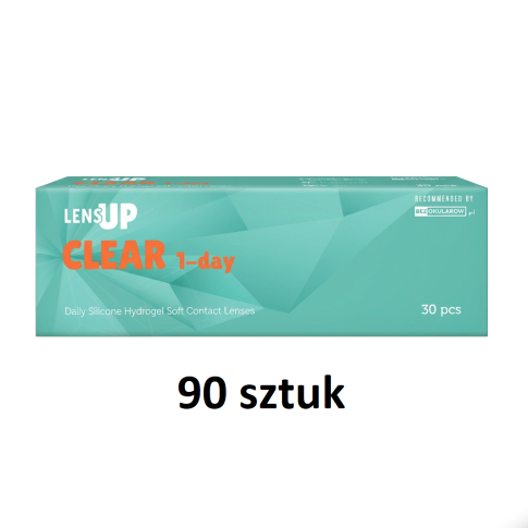 LensUp Clear 1-Day 90 sztuk