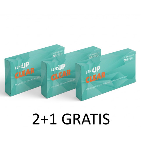 ZESTAW: 2x LensUp Clear 3 sztuki + trzecie opakowanie GRATIS!