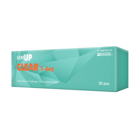 Wyprzedaż: LensUp Clear 1-Day 30 sztuk