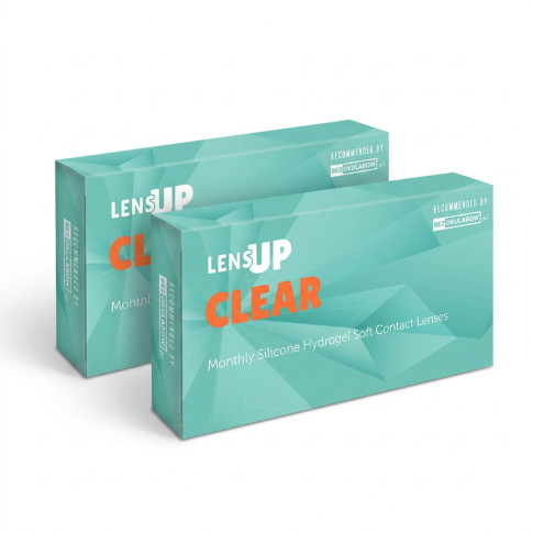 ZESTAW: LensUp Clear 3 sztuki + DRUGIE OPAKOWANIE 50% TANIEJ!