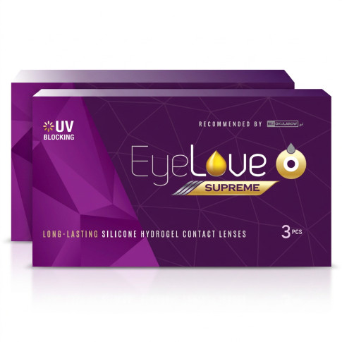 ZESTAW: EyeLove Supreme Long-Lasting 3 sztuki + DRUGIE OPAKOWANIE 50% TANIEJ!