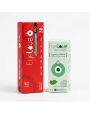 ZESTAW: EyeLove Exclusive PRO 1-Day 30 szt. + krople EyeLove Aloe Drops 15 ml GRATIS