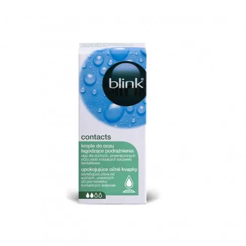 Krople Blink contacts 10 ml - na piekące oczy
