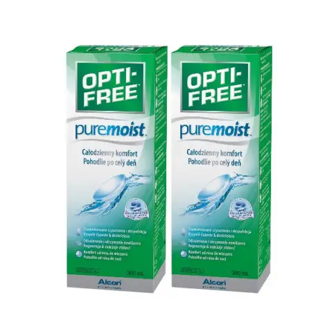 Zestaw: Opti-Free PureMoist 2x300 ml 